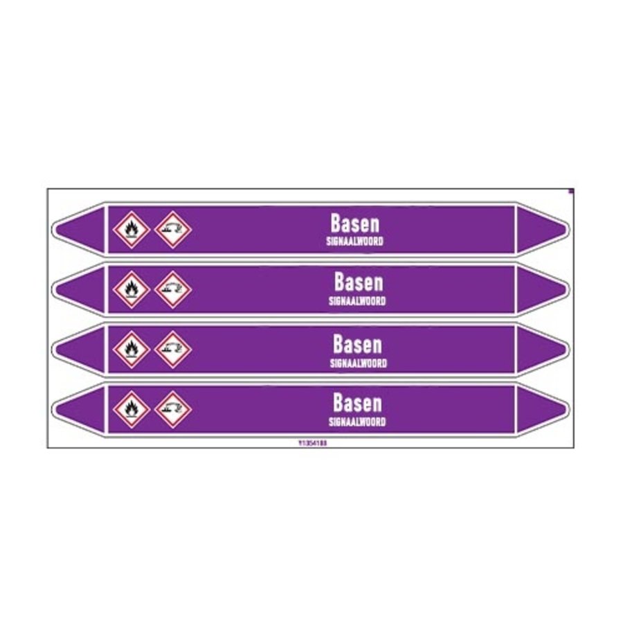 Pipe markers: Methylamine | Dutch | Alkalis