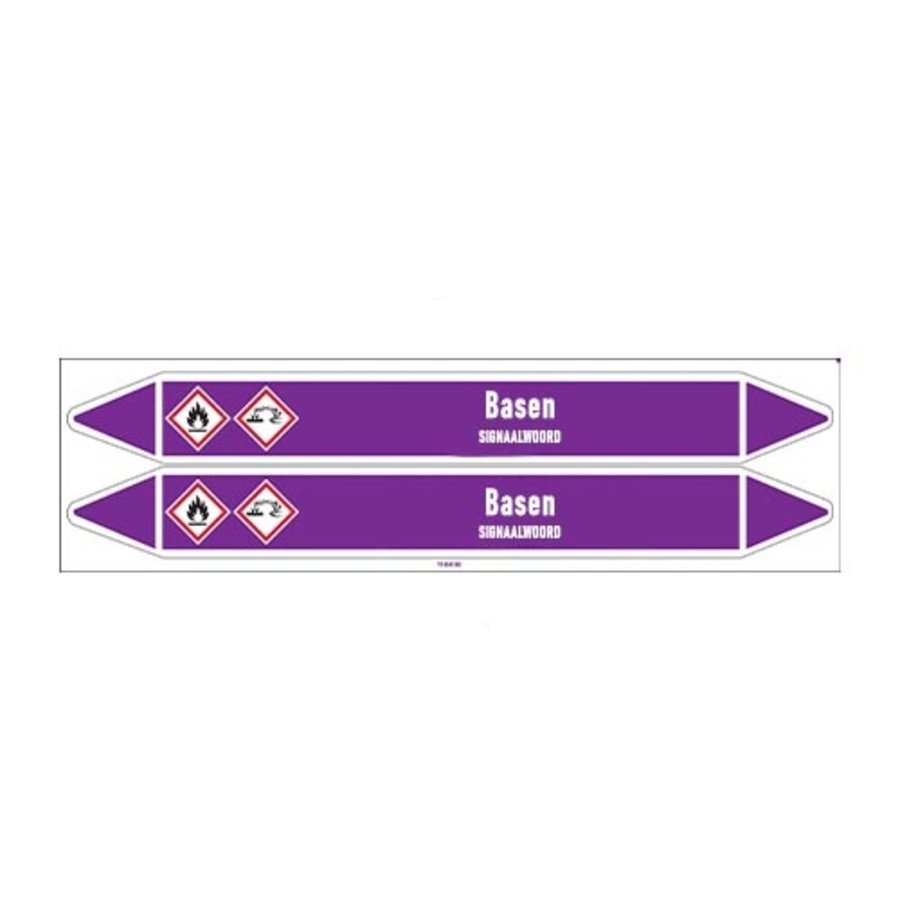 Pipe markers: Natriumhydroxide | Dutch | Alkalis