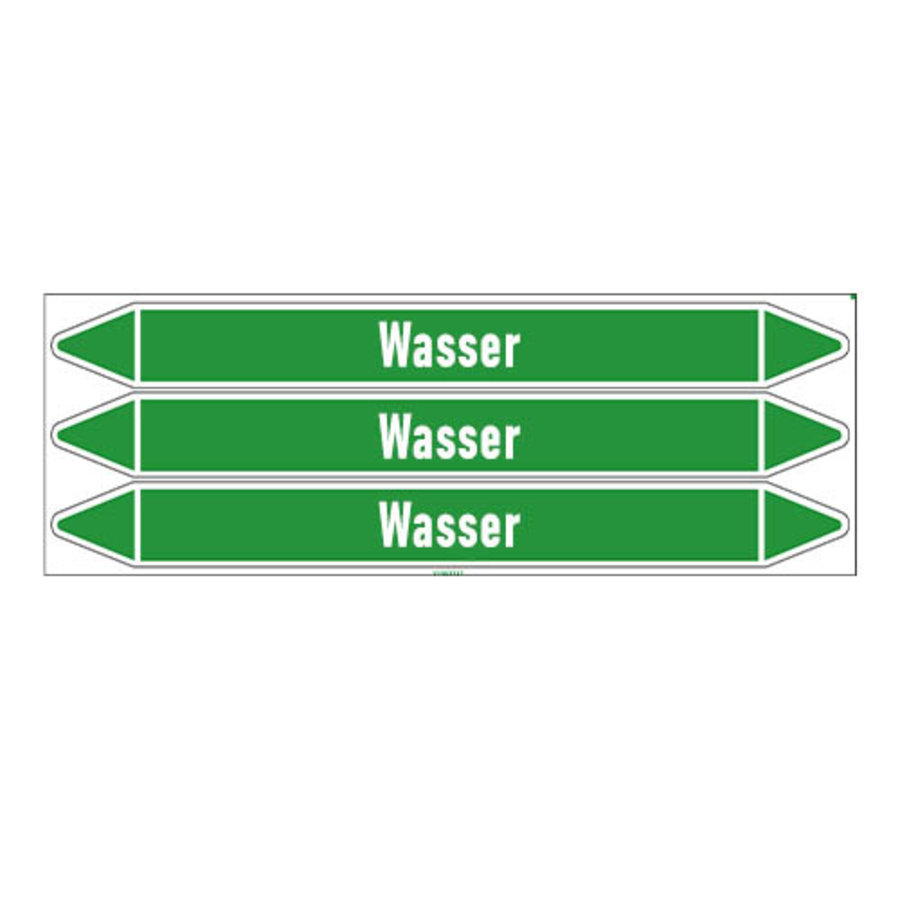 Leidingmerkers: Wasser | Duits | Water