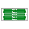 Brady Pipe markers: Wasser | German | Water