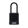 Abus Aluminium safety padlock with black cover 84814