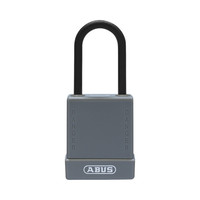 Aluminum safety padlock with grey cover 84815