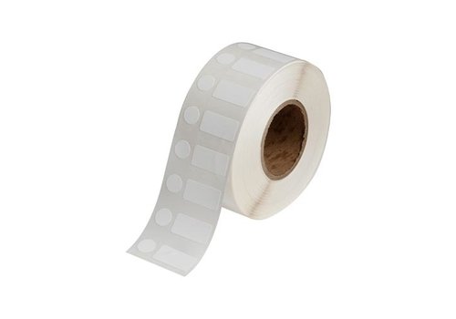 Polypropyleenlabels | 25,40  x 12,70 mm + 11,18 mm diameter 