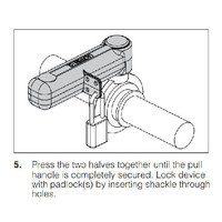 Pull Handle Butterfly Valve Lockout 170220