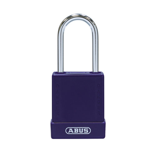 Aluminium safety padlock with purple cover 76BS/40 purple 