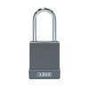 Abus Aluminium safety padlock with grey cover 84789