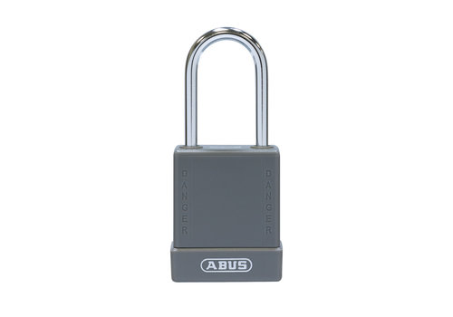 Aluminium safety padlock with grey cover 76BS/40 grey 