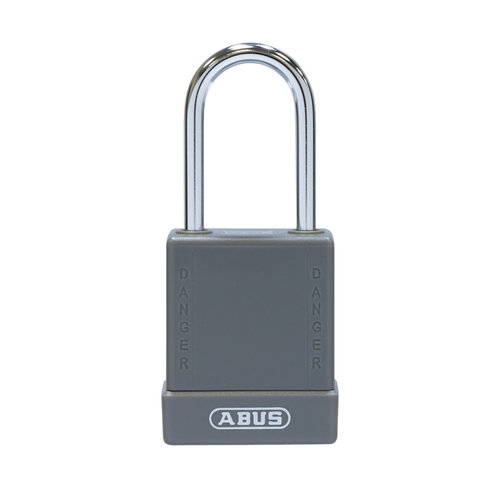 Aluminium safety padlock with grey cover 76BS/40 grey 