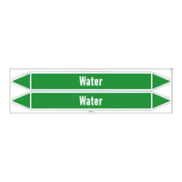 Pipe markers: Chlorated water | English | Water