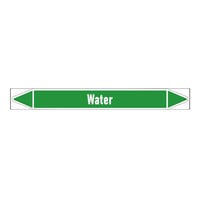 Pipe markers: Heavy water | English | Water