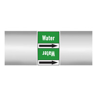 Pipe markers: Mitigated water | English | Water