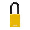 Abus Aluminium safety padlock with yellow cover 84769