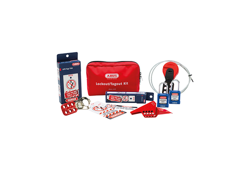 Lockout-Tagout set mechanisch klein 