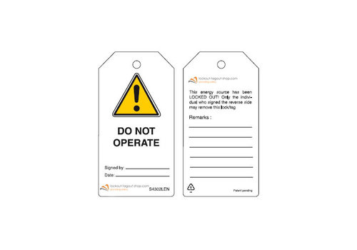 Rewritable Safety tags English Guardian Extreme 