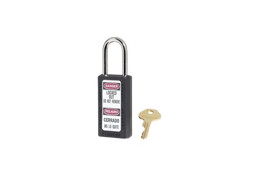 Safety padlock black 411BLK - 411KABLK 