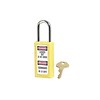 Master Lock Sicherheitsvorhängeschloss gelb 411YLW - 411KAYLW