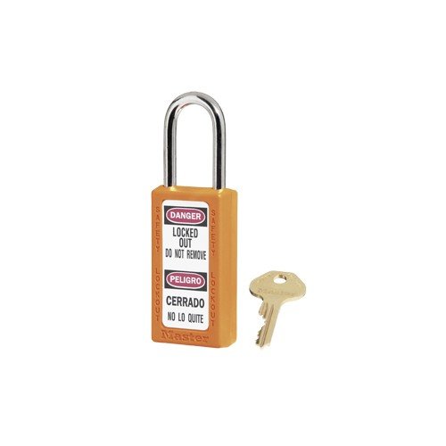 Safety padlock orange 411ORJ - 411KAORJ 