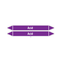 Leidingmerkers: Acid | Engels | Zuren en basen