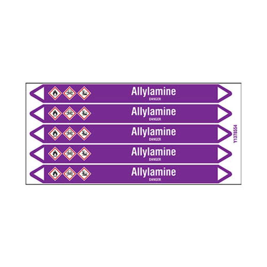 Pipe markers: Allylamine | English | Acids and Alkalis