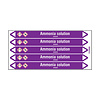 Brady Pipe markers: Ammonia solution | English | Acids and Alkalis