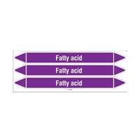 Pipe markers: Fatty acid | English | Acids and Alkalis