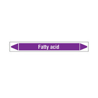 Rohrmarkierer: Fatty acid | Englisch | Säuren und Laugen