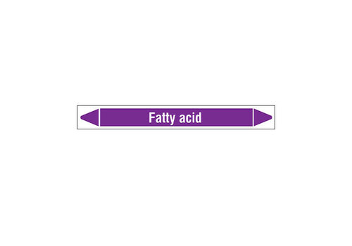 Pipe markers: Fatty acid | English | Acids and Alkalis 