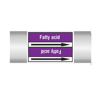 Pipe markers: Fatty acid | English | Acids and Alkalis