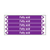 Brady Pipe markers: Fatty acid | English | Acids and Alkalis