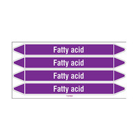 Pipe markers: Fatty acid | English | Acids and Alkalis