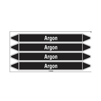 Pipe markers: Argon | Dutch | Non flammable liquids