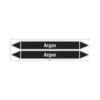 Pipe markers: Argon | Dutch | Non flammable liquids