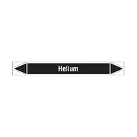 Pipe markers: Helium | Dutch | Non flammable liquids