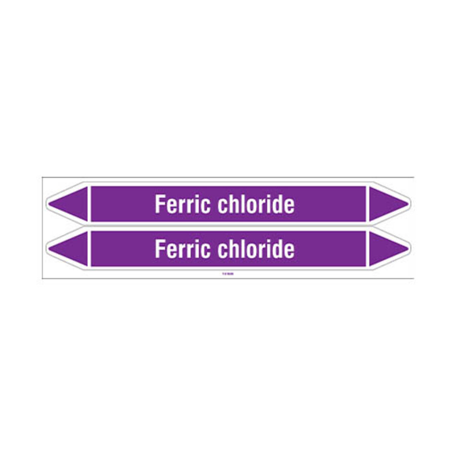 Pipe markers: Ferric chloride | English | Acids and Alkalis