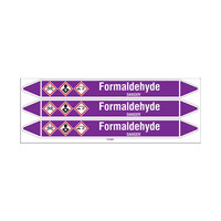 Pipe markers: Formaldehyde | English | Acids and Alkalis