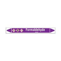 Pipe markers: Formaldehyde | English | Acids and Alkalis