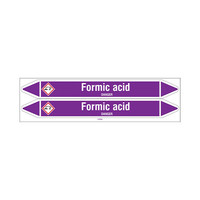 Rohrmarkierer: Formic acid | Englisch | Säuren und Lauge