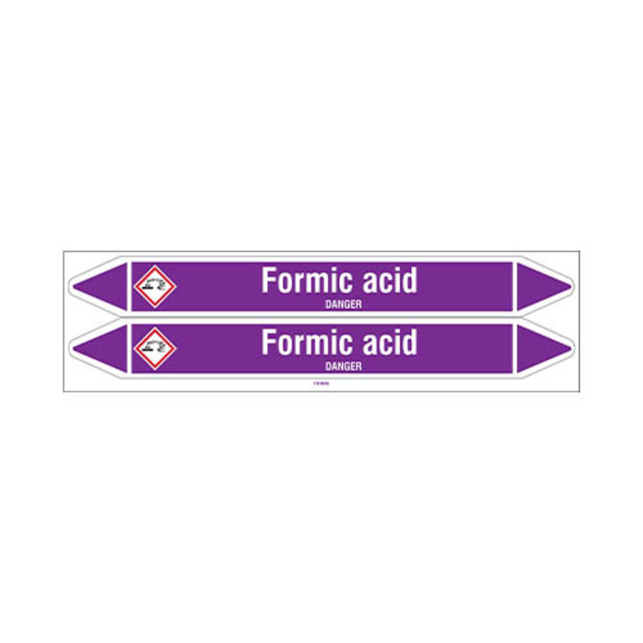 Rohrmarkierer: Formic acid | Englisch | Säuren und Lauge