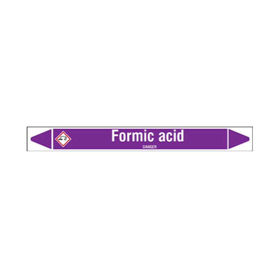 Pipe markers: Formic acid | English | Acids and Alkalis