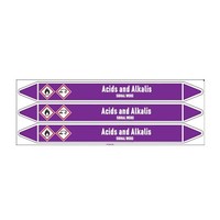 Pipe markers: Hydrochloric acid | English | Acids and Alkalis