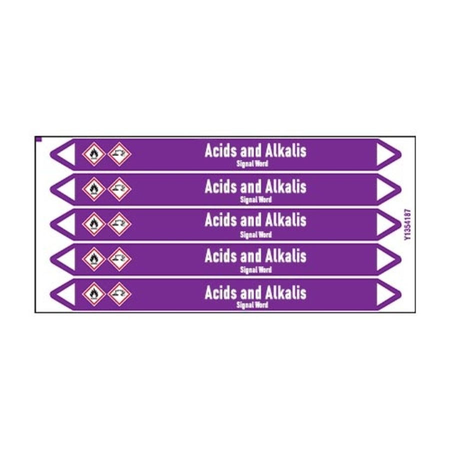 Pipe markers: Oxalic acid | English | Acids and Alkalis