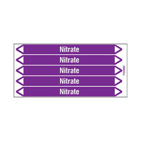 Rohrmarkierer: Nitrate | Englisch | Säuren und Laugen