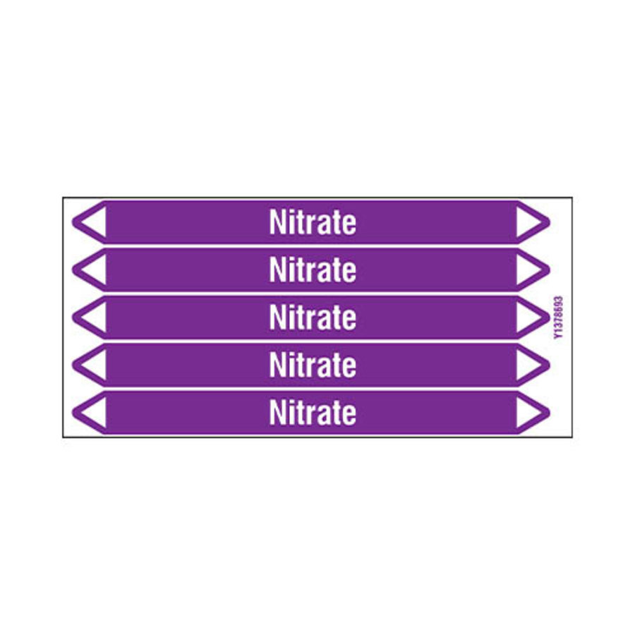 Pipe markers: Nitrate | English | Acids and Alkalis