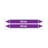 Rohrmarkierer: Nitrate | Englisch | Säuren und Laugen