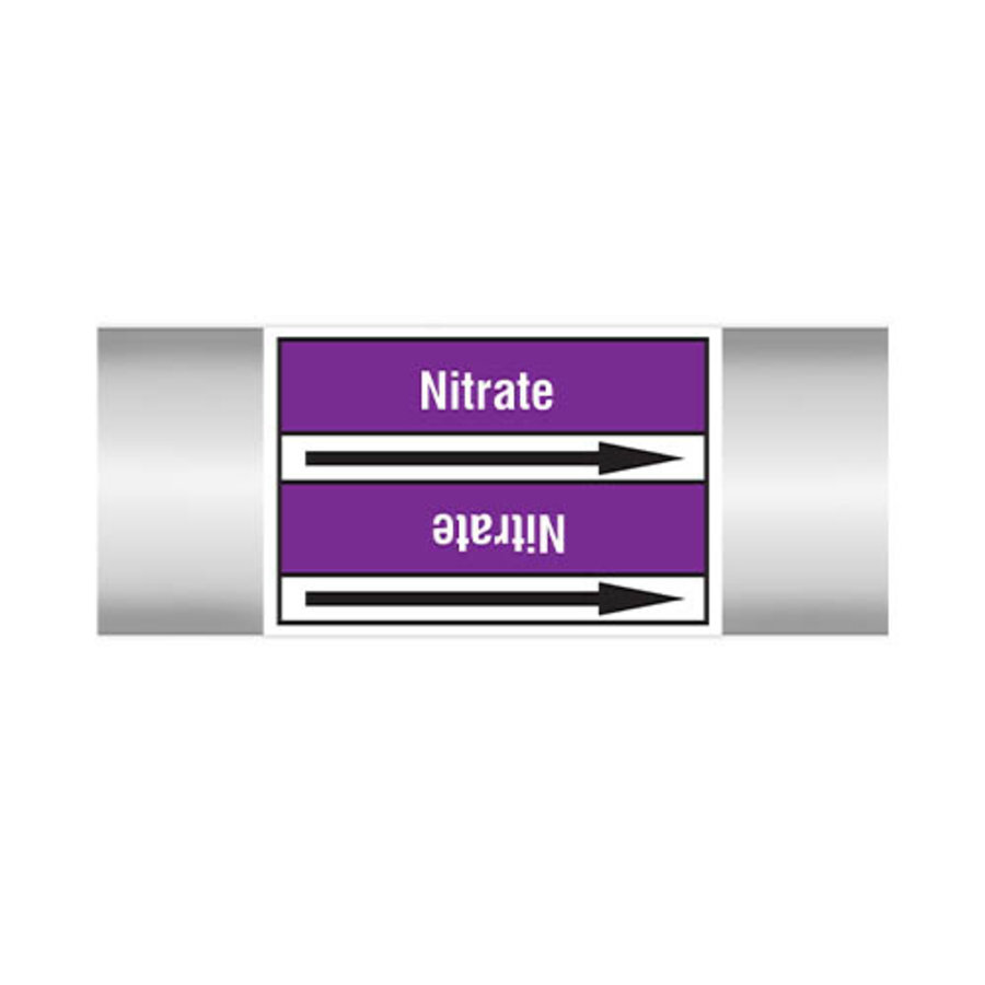 Rohrmarkierer: Nitrate | Englisch | Säuren und Laugen