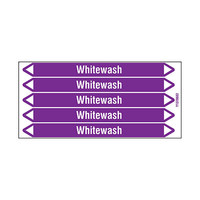 Pipe markers: Whitewash | English | Acids and Alkalis