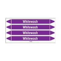 Pipe markers: Whitewash | English | Acids and Alkalis