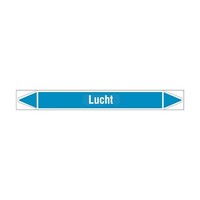 Pipe markers: Droge lucht | Dutch | Air