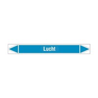 Pipe markers: Hete lucht | Dutch | Air