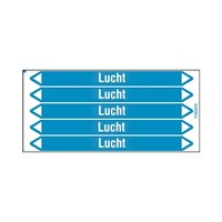 Pipe markers: Lucht | Dutch | Air